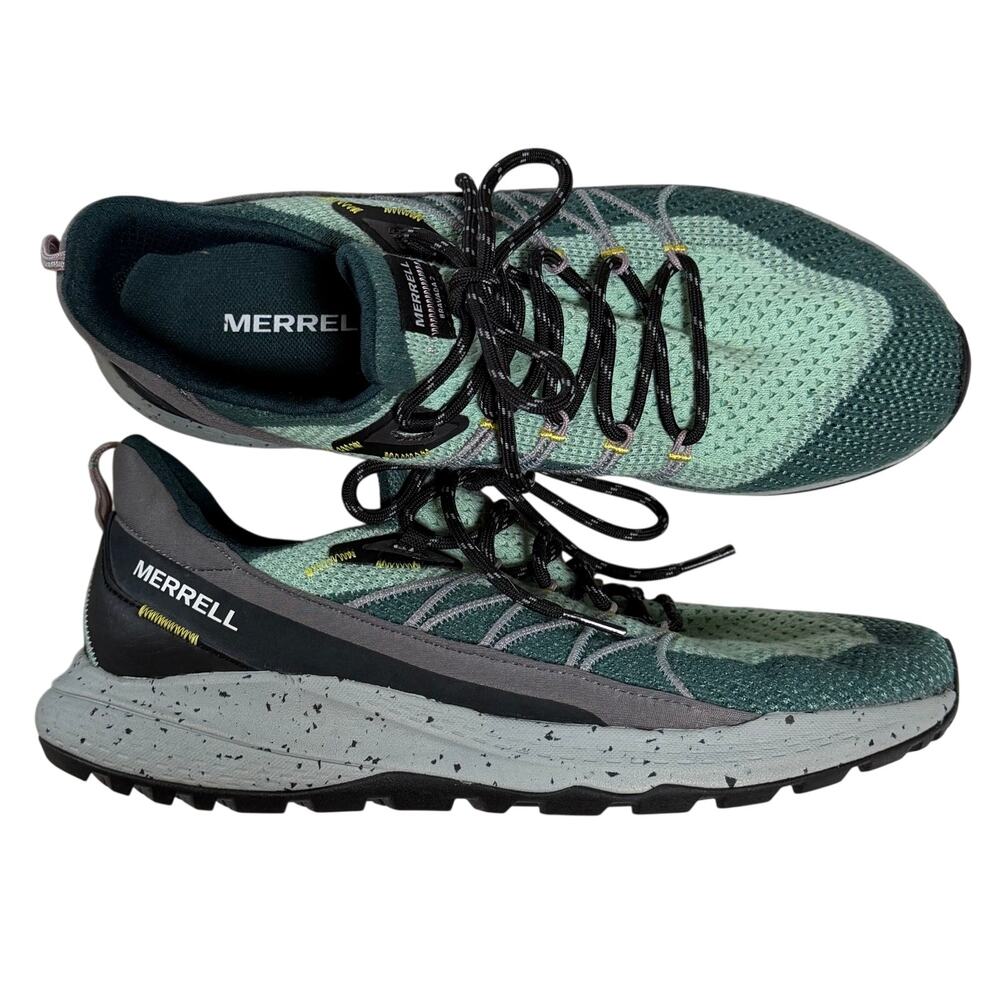 10.5 Womens Merrell Bravada 2 Waterproof Hiking Shoes Jade Green Trail Sneakers